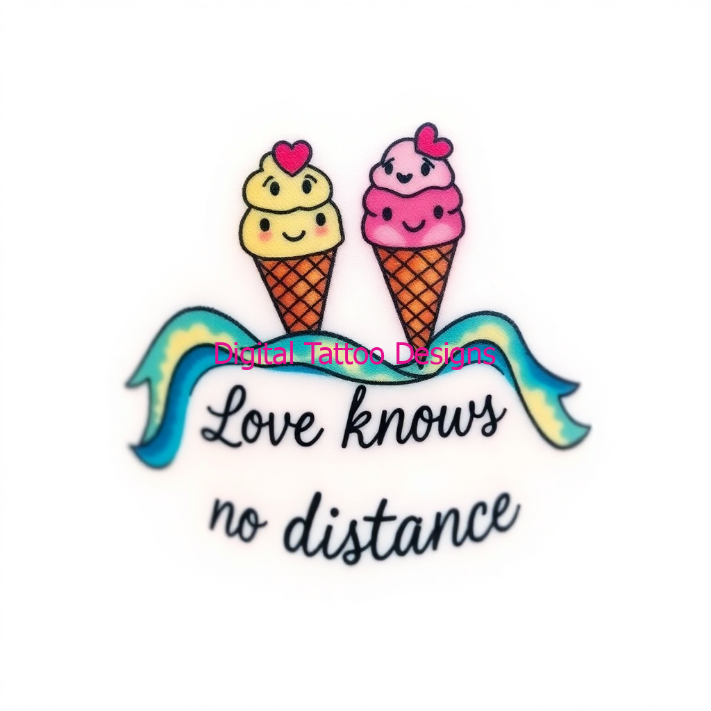 Love Knows No Distance – Ice Cream Hearts
